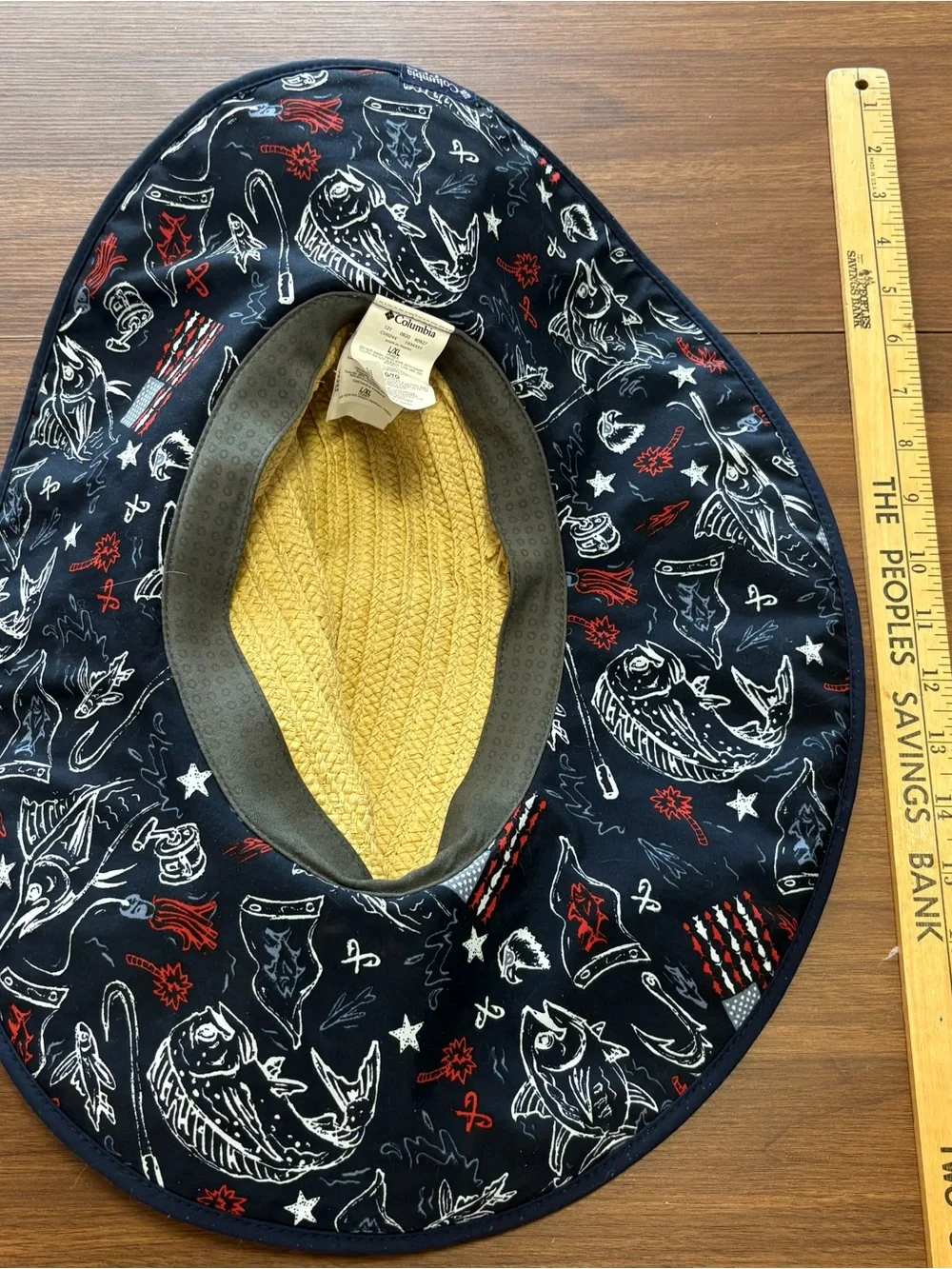 Columbia PFG Straw Sun Hat - Natural